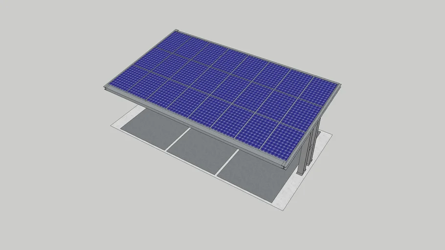 Pensilina fotovoltaica