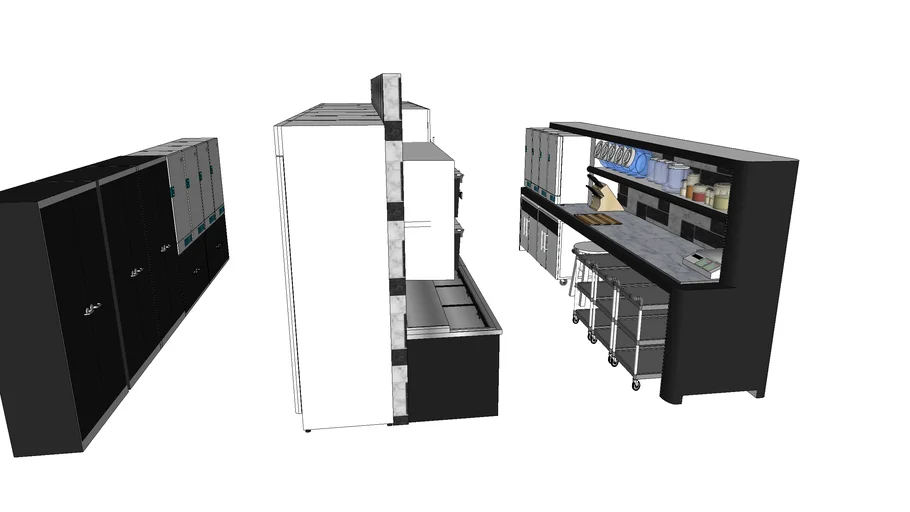 Feeding and incubation room