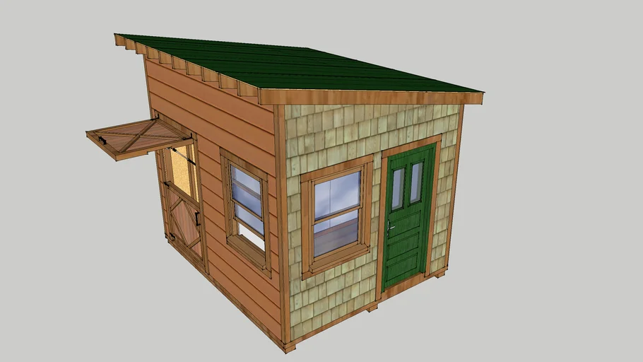 10' x 12' Lean To Shed