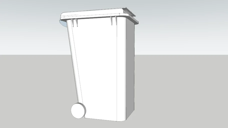 Contenedor de basura dos ruedas