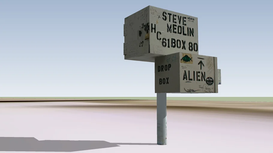 THE BLACK MAILBOX - Area 51 - Nevada