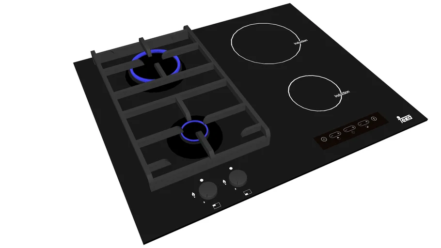 Placa de inducción y gas - Induction and gas hob