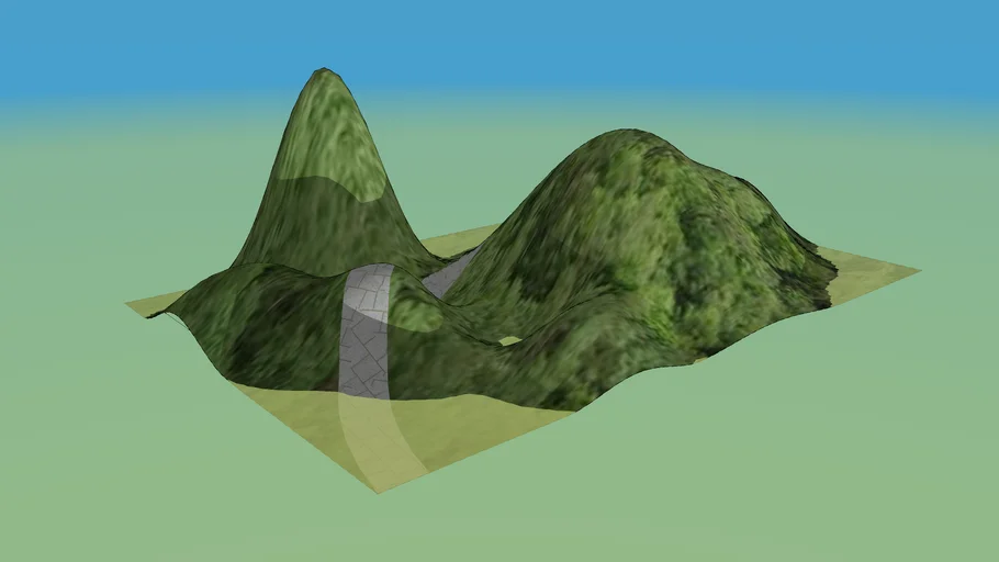hill 山地地形建模