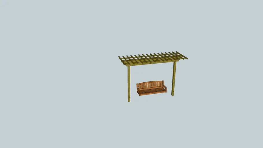 swing with arbor (single post sides)