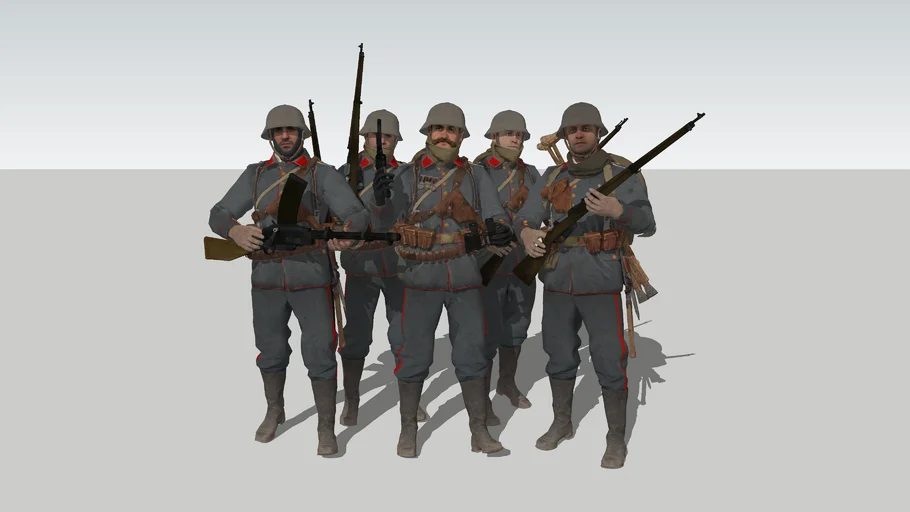 WW1 Austro-Hungarian Imperial Line Infantry 1917-1918 - Summer Set 01