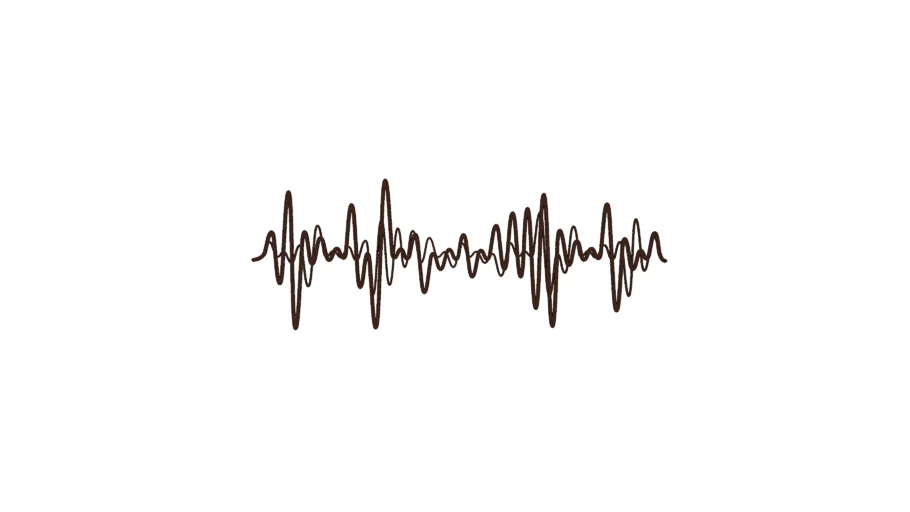 Escultura Sound Wave Marrom - Loja Casa do Arquiteto