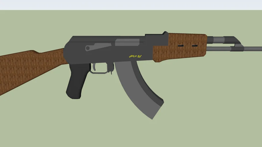 arma ka 47 cuerno de chivo