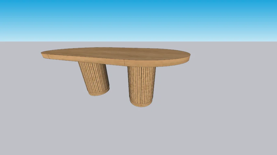 Mesa de comedor Ovalada