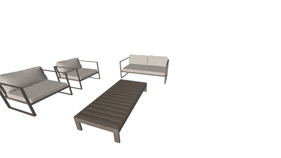 Conjunto Poltronas Área Externa