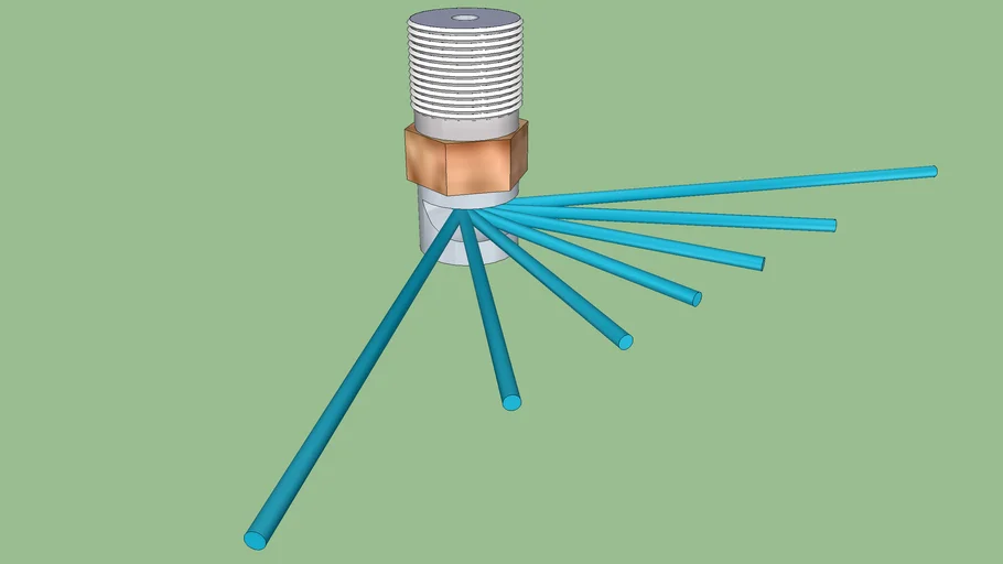 Spray Nozzle w/water