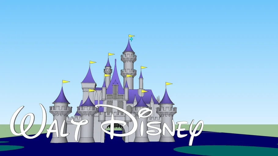 Walt Disney logo remake 1994 2015 styled