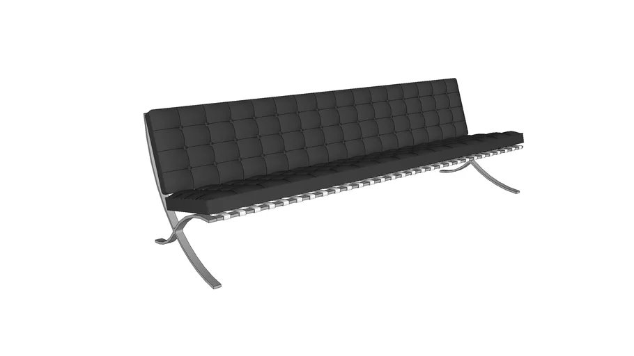 Barcelona Chairs B（巴塞罗那椅B）