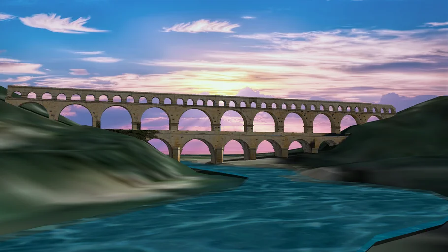 The Pont du Gard / France