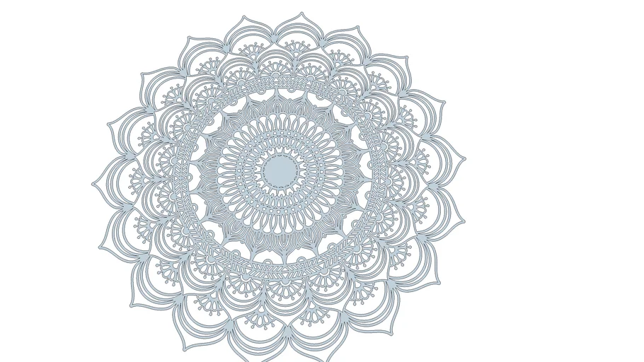 Mandala for Laser Screen