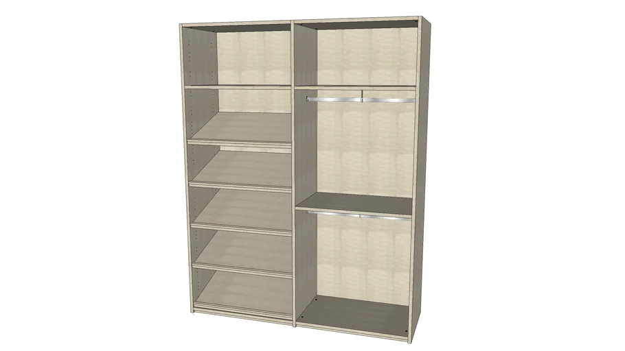 Closet - zapatera y colgador
