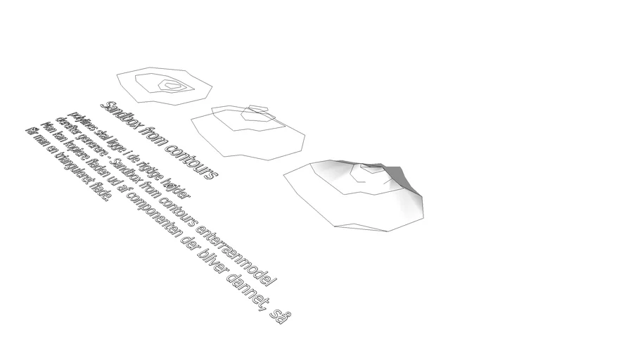Sketchup Plugin - Tutorial - Sandbox from contours