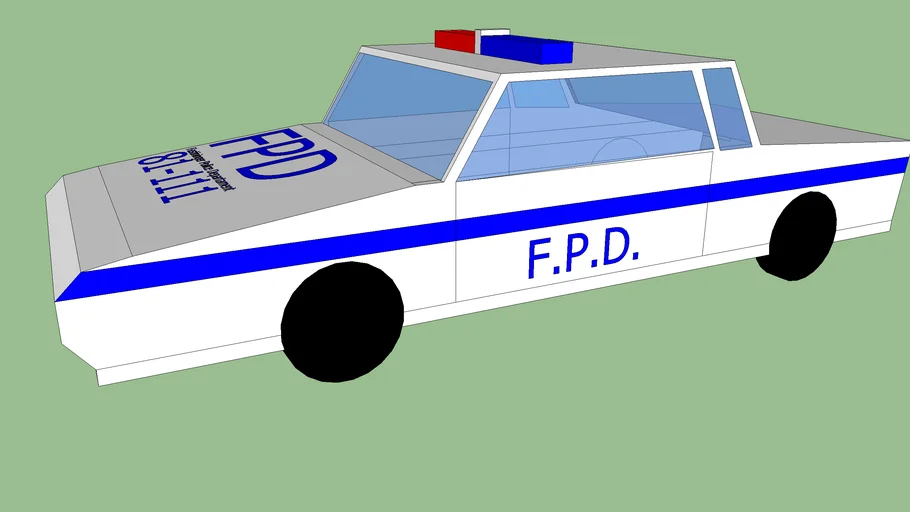 FPD police car(Полицейский автомобиль)
