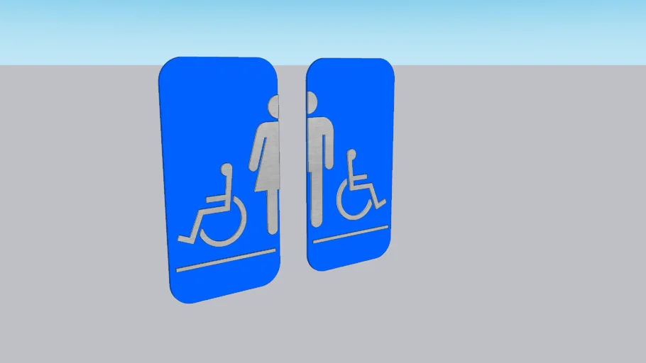 Señales para Baños - Restroom Signs