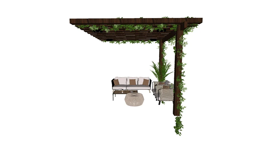 pergolado extenção casa