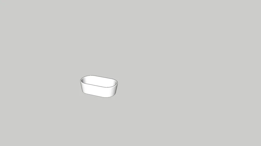 rwallace modern oval tub