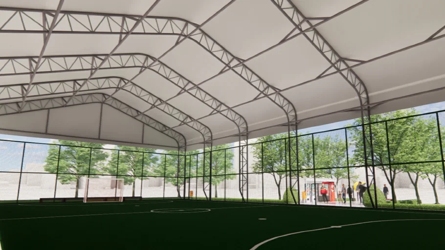MARQUEE TENT. ( FUTSAL COURT )