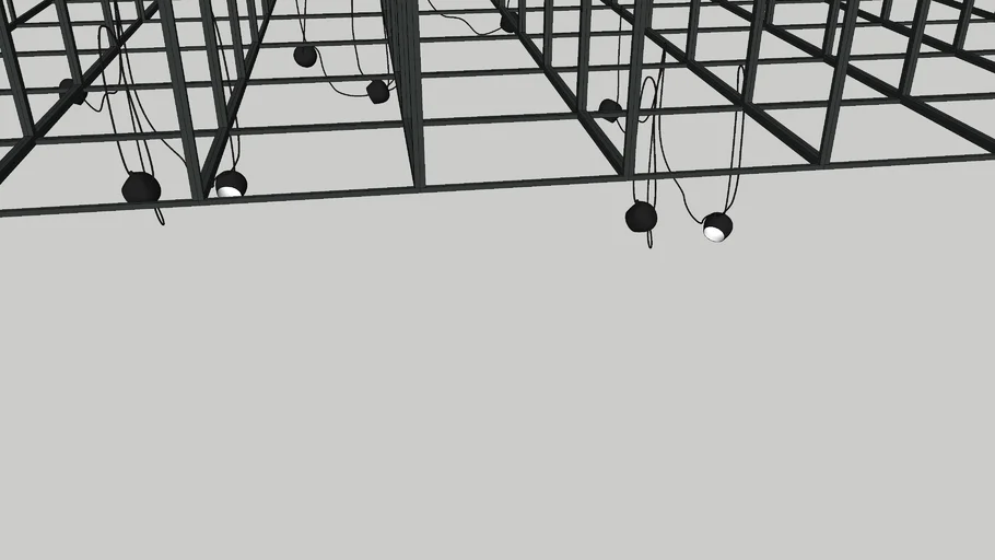 steel ceiling structure