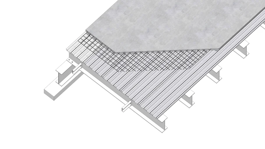 Detail Plat Lantai Beton Bondek (bondeck/bondex)