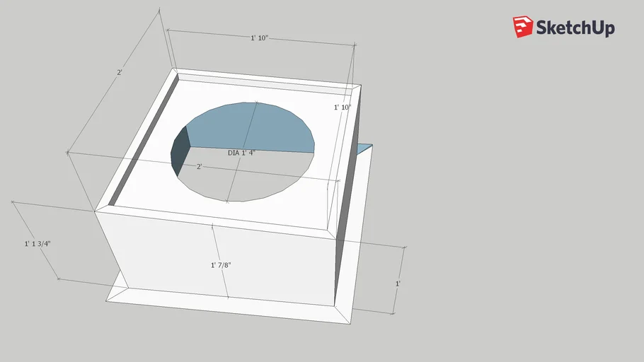 exhaust fan curb structure 4 degree roof