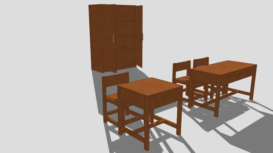 Kursi, Meja dan Lemari Kelas Untuk SD