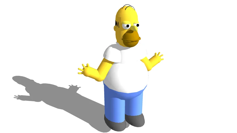 Homer Simpson 3D