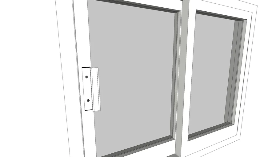 Ventana de aluminio 60 X 50