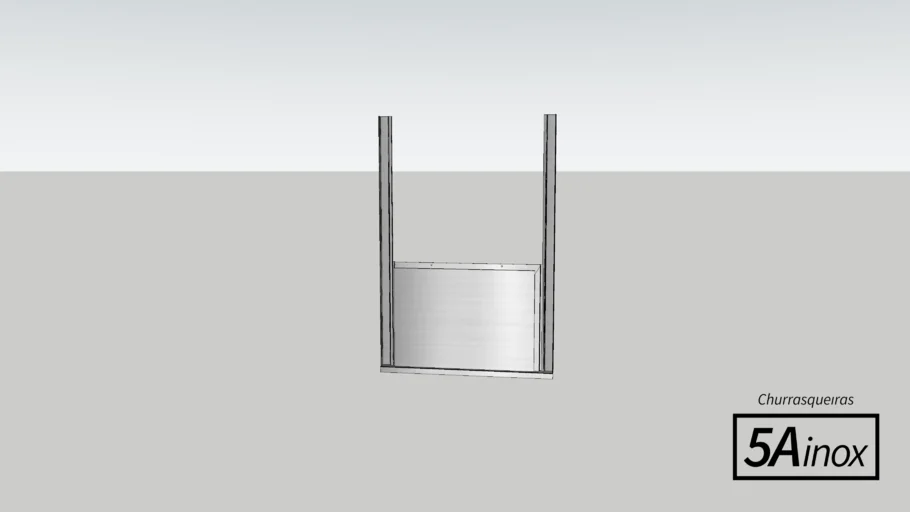 Porta Guilhotina 5A inox