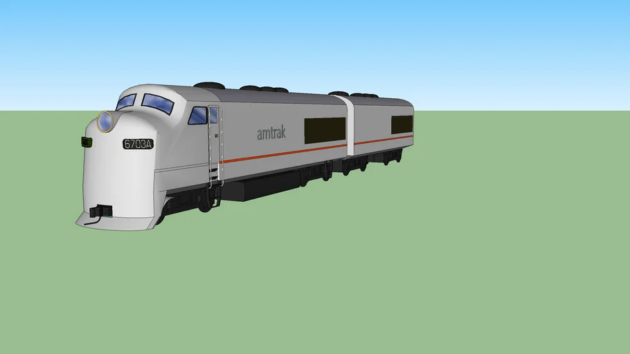 Amtrak F Unit Train