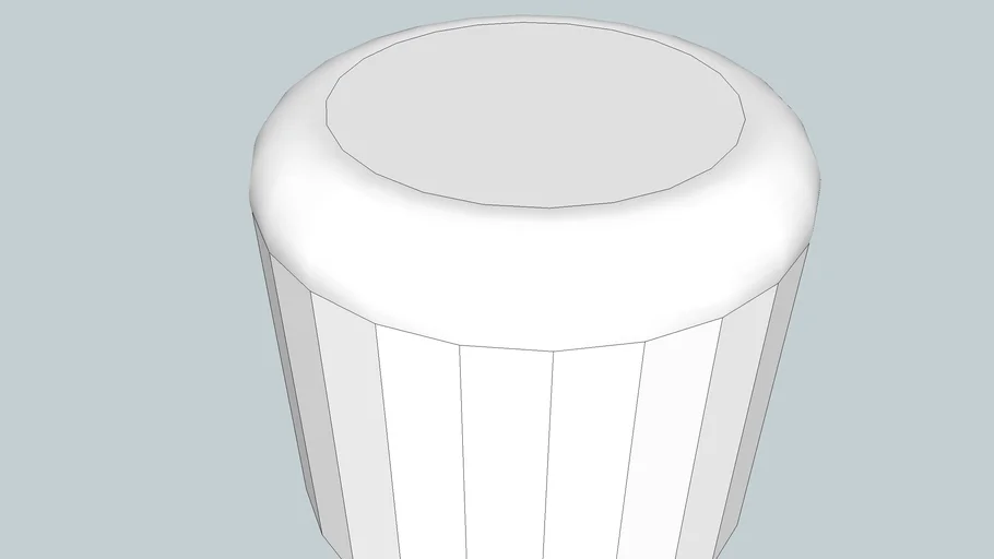 Cylinder with rounded edge