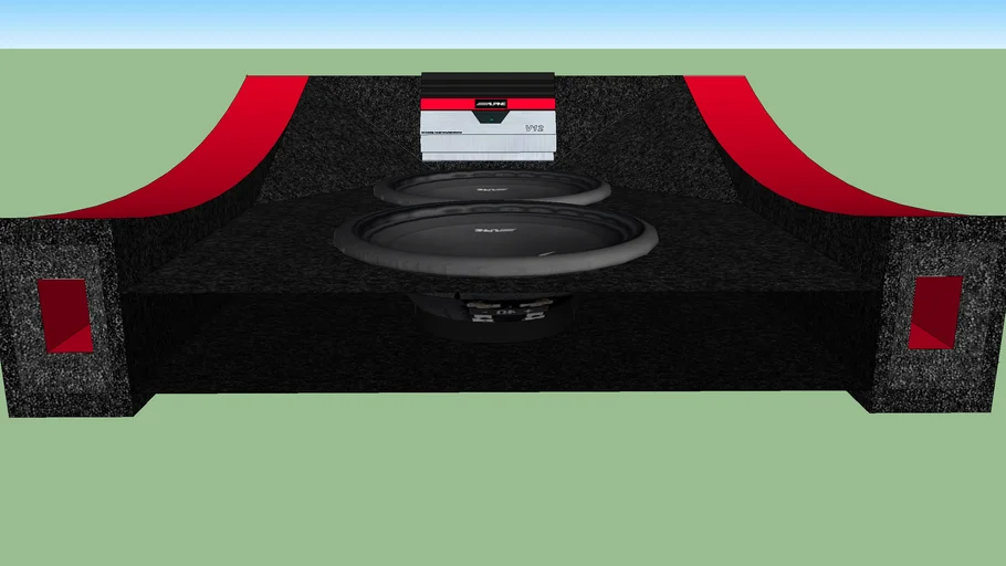 Dual Alpine 12" Subwoofers with Enclosure