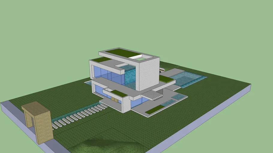 Casa Moderna Agua