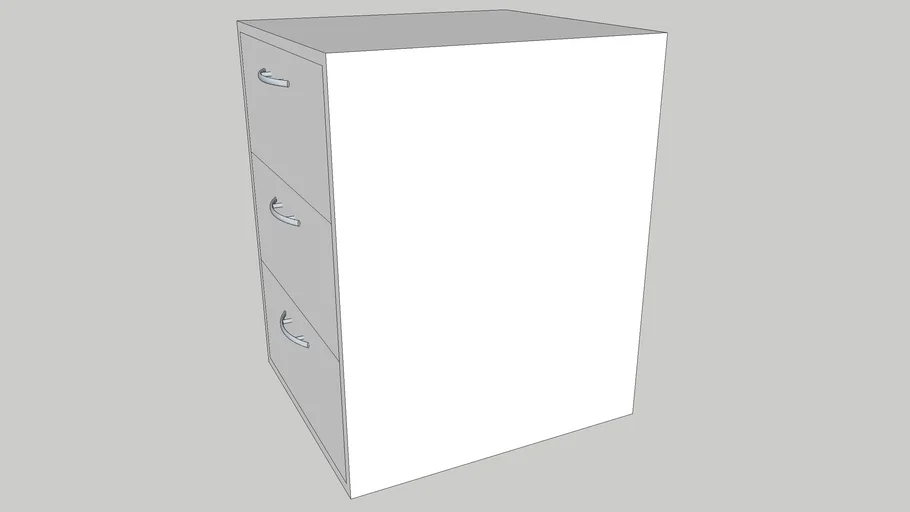 IKEA Goliat 3 Schubladen - Birke