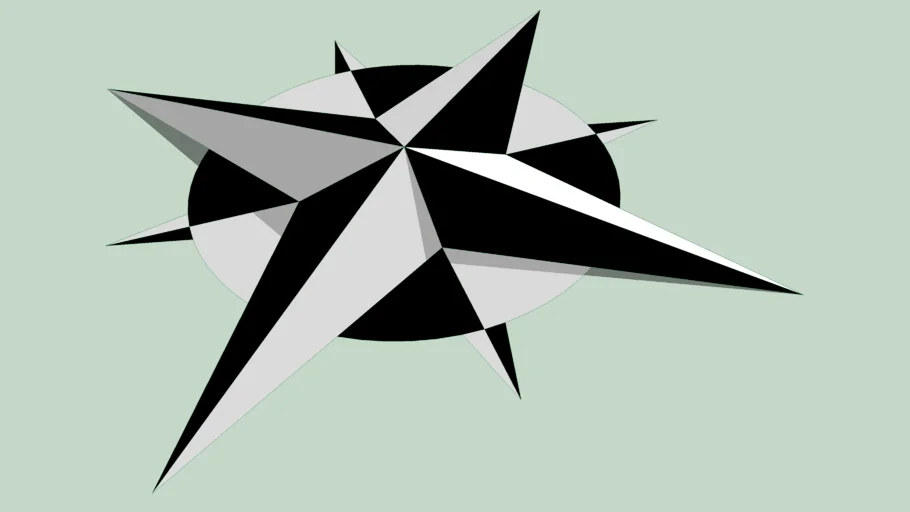 Compass Rose | 3D Warehouse
