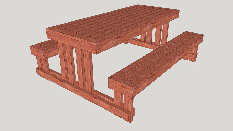 2x4 Picnic Table