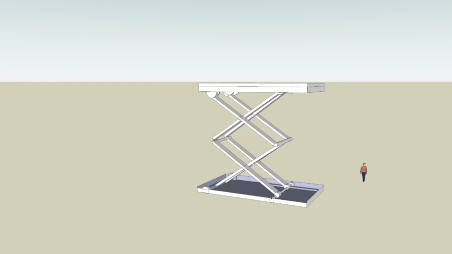 Scissor lift.