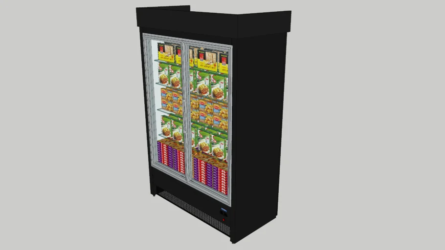 FREEZER EXPOSITOR VERTICAL CRISTAL CONGELADOS 2 PORTAS