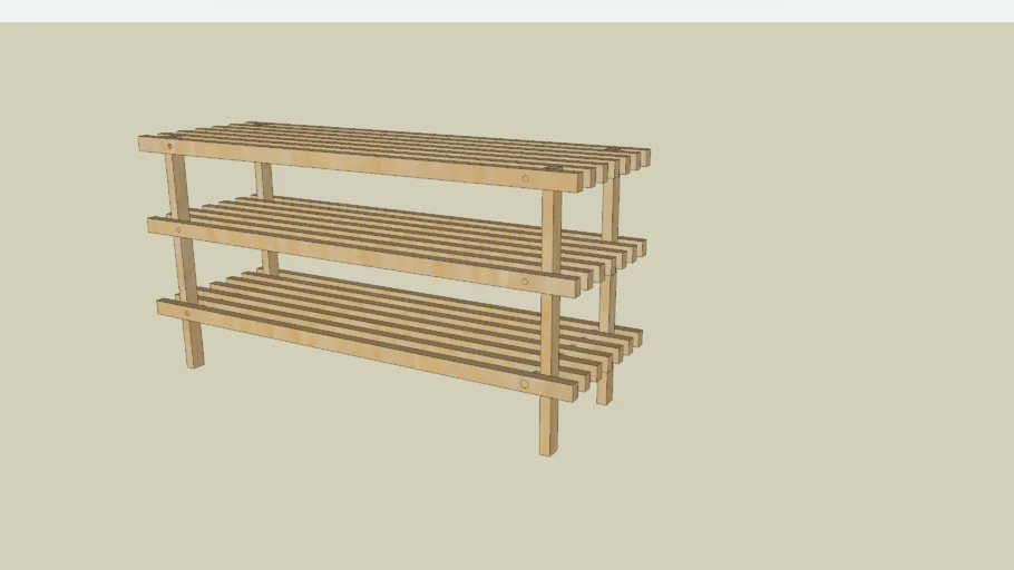 Shoe rack | 3D Warehouse