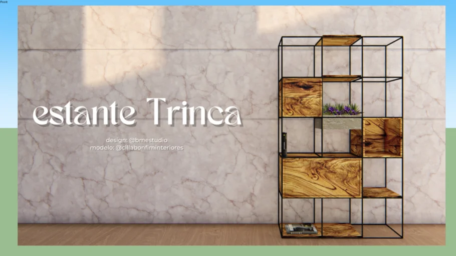 Estante Trinca - bookcase Trinca