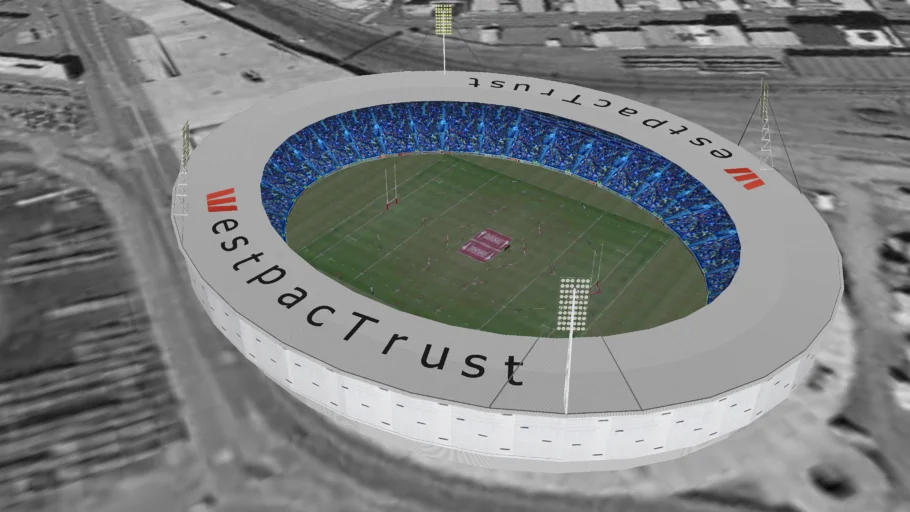 Westpac Trust Statium Wellington, "The Caketin"