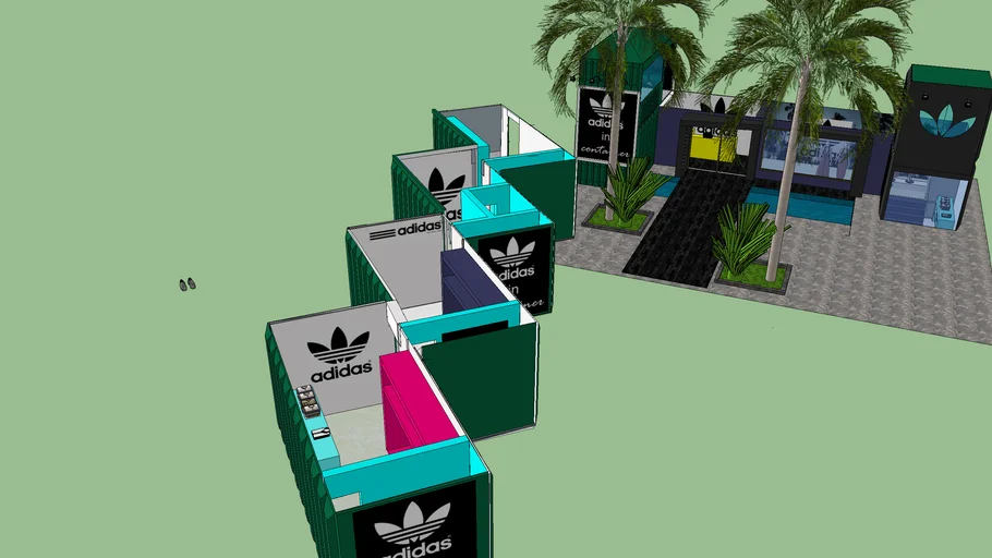 ADIDAS IN CONTAINER | 3D Warehouse