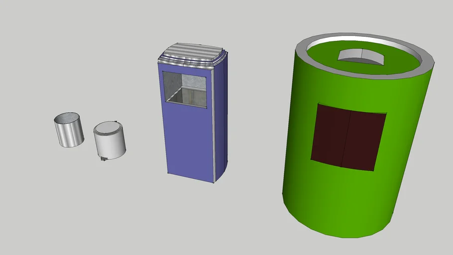 Rubbish bins