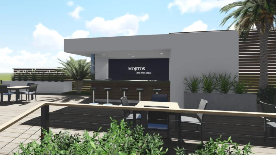 MODERN FOOD COURT PLAZA