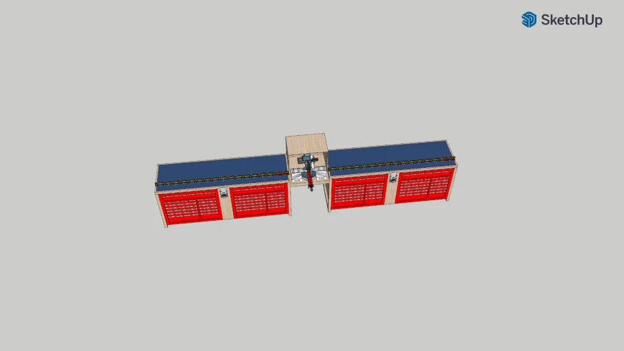 Harbor freight toolbox miter saw bench