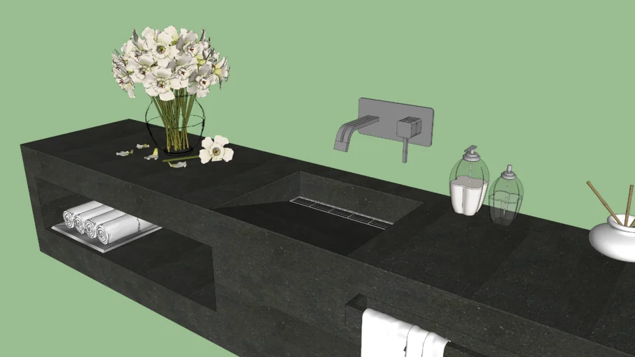 WASH BASIN COUNTER