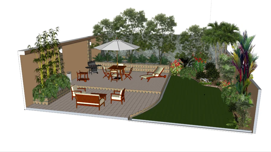 jardin de mi casa